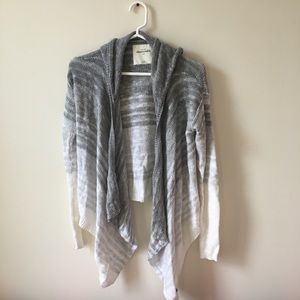 Abercrombie Kids waterfall open cardigan